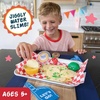 image:imageFoodie Fidget Big Squishy Nacho Tray with 20 Flexible Chips Nacho Cheese Slime amp Toppings Sensory Toy Quiet Calming Fidget Toys for Kids Ages 5