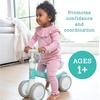 image:imageMindWare Balance Bike 1 Year Old Baby First Bicycle for Toddlers 12 First Birthday Gift Ideas Interactive Montessori Ride On Toy  Oh So Fun Teal