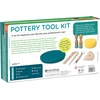 image:imageMindWare Beginner Pottery Tool Kit for Kids  8 Piece Set Includes Hand Wheel Sponge Rib Molding Tools and More