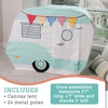 image:imageMindWare Camper Playhouse  Pretend Indoor Fort for Kids  43 x 55 x 36 inch Play Set Made of Cotton Canvas  Easy Assembly amp Simple to Clean