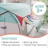 image:imageMindWare Camper Playhouse  Pretend Indoor Fort for Kids  43 x 55 x 36 inch Play Set Made of Cotton Canvas  Easy Assembly amp Simple to Clean