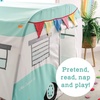 image:imageMindWare Camper Playhouse  Pretend Indoor Fort for Kids  43 x 55 x 36 inch Play Set Made of Cotton Canvas  Easy Assembly amp Simple to Clean