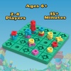 image:imageMindWare Candy Conquest Family Board Game  Twist on Traditional inaRow Classic Board Games for Kids Ages 6 and Up  Connect Four of Your Own Shapes in a Row  Strategic Classic Game for Families