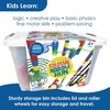 image:imageMindWare Colossal Elevator Marble Run  400Piece Marble Maze Building Toys Set with Unique Marble Track Pieces 150 Tubes 9 Funnels 50 Marbles and More with Wheeled Storage Bin