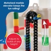 image:imageMindWare Colossal Elevator Marble Run  400Piece Marble Maze Building Toys Set with Unique Marble Track Pieces 150 Tubes 9 Funnels 50 Marbles and More with Wheeled Storage Bin