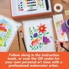 image:imageMindWare Creative Watercolor for Two Paint Set Guided Video Art Kit with Brushes Paints and Paper for Shared Painting Creative Art Activity for Kids Ages 8 and Up Art Gift for Kids