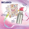 image:imageMindWare Cute amp Custom Gem Water Bottle Decorating Kit DIY Craft Activity with Stainless Steel Bottle and Gem Stickers Creative Personalization Toy for Kids Ages 5 and Up Arts and Crafts Gift