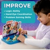 image:imageMindWare Doggy Showdown Logic Game  Single Player Puzzle Game  Portable Brain Games for Kids Ages 3 and Up  Includes Over 50 Beginner and Advanced Puzzle Cards