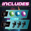 image:imageMindWare Flex Flash Reflex Training Game for Kids amp Adults  FastPaced Reaction Speed Game with Wearable LightUp Pads 13 Players Ages 6