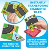 image:imageMindWare Flip Formers Roads  Transform Your Existing Magnetic Building Tiles with These Foil Tile Toppers