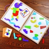 image:imageMindWare Imagination Magnets  Imaginative play with magentic shapes  42 wooden blocks 50 fullcolor puzzle cards