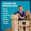 image:imageMindWare KEVA 400 Maple Wood Building Planks Set  Building Toy Includes 400 Wooden Blocks 2 KEVA Balls and Idea Book  Ages 5