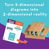 image:imageMindWare KEVA Brainbuilders  3D brain building STEM challenges for boys amp girls  Try to build the image  Practice spatial thinking  20 planks amp 30 puzzles