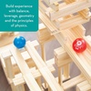 image:imageMindWare KEVA Contraptions Wooden Blocks Building Set Marble Run Kit Includes 2 Balls  200 Planks