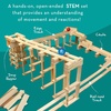 image:imageMindWare KEVA Contraptions Wooden Blocks Building Set Marble Run Kit Includes 2 Balls  200 Planks