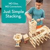 image:imageMindWare KEVA Contraptions Wooden Blocks Building Set Marble Run Kit Includes 2 Balls  200 Planks