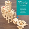 image:imageMindWare KEVA Contraptions Wooden Blocks Building Set Marble Run Kit Includes 2 Balls  200 Planks