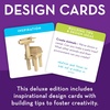 image:imageMindWare Keva Brain Builders Deluxe STEM Building Toy Includes 75 KEVA Planks 40 Puzzle Cards 8 Design Cards 3D Building Skills for Kids  Ages 7