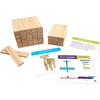 image:imageMindWare Keva Brain Builders Deluxe STEM Building Toy Includes 75 KEVA Planks 40 Puzzle Cards 8 Design Cards 3D Building Skills for Kids  Ages 7