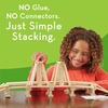 image:imageMindWare Keva Brain Builders Deluxe STEM Building Toy Includes 75 KEVA Planks 40 Puzzle Cards 8 Design Cards 3D Building Skills for Kids  Ages 7