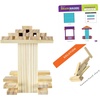 image:imageMindWare Keva Brain Builders Deluxe STEM Building Toy Includes 75 KEVA Planks 40 Puzzle Cards 8 Design Cards 3D Building Skills for Kids  Ages 7