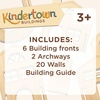image:imageMindWare Kindertown Buildings Wooden Montessori Building Set  Building Blocks for Toddlers