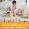 image:imageMindWare Kindertown Buildings Wooden Montessori Building Set  Building Blocks for Toddlers