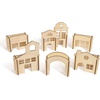 image:imageMindWare Kindertown Buildings Wooden Montessori Building Set  Building Blocks for Toddlers