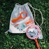 image:imageMindWare Lil Bug Catcher Tool Set  Bug Catcher Kit for Kids Ages 5 amp Up  Includes Backpack Net Magnifying Glass Magnifying Bug Viewer and Tweezers