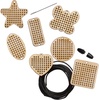 image:imageMindWare Make Your Own Cross Stitch  Cute amp usable DIY Crafts for Girls amp Teens  Make 12 Wooden Pendants  29 pcsCrossStitch Jewelry