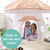 image:imageMindWare Mushroom Playhouse Tent Kids Indoor Play Tent for Imaginative Play Reading Nook or Quiet Space Over 5 Feet Tall Fabric Playhouse for Toddlers and Kids Ages 3 Kids Play Tent Gift