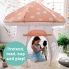 image:imageMindWare Mushroom Playhouse Tent Kids Indoor Play Tent for Imaginative Play Reading Nook or Quiet Space Over 5 Feet Tall Fabric Playhouse for Toddlers and Kids Ages 3 Kids Play Tent Gift