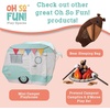 image:imageMindWare Oh So Fun Canoe Playset Inflatable Pretend Camping Toy with Paddle Life Preserver and Pump Imaginative Indoor Role Play for Kids Ages 3 Preschool Learning Toy