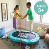image:imageMindWare Oh So Fun Indoor Double Trampoline for Kids  Ages 3 and Up