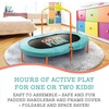 image:imageMindWare Oh So Fun Indoor Double Trampoline for Kids  Ages 3 and Up