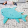 image:imageMindWare Oh So Fun Shark Sleeping Bag for Kids  Ages 3 and Up