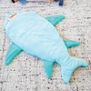 image:imageMindWare Oh So Fun Shark Sleeping Bag for Kids  Ages 3 and Up