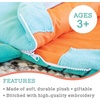 image:imageMindWare Oh So Fun Shark Sleeping Bag for Kids  Ages 3 and Up