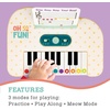 image:imageMindWare Oh So Fun TakeAlong Piano Toy for Toddlers  Interactive Musical Learning Toy with Lights and Sounds Ages 12 Months and Up