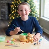 image:imageMindWare Paint Your Own Cat Dish  Porcelain Painting Figures for Kids Teens amp Adults Ages 8 amp Up  Includes 12 Paints and 2 Brushes