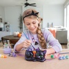 image:imageMindWare Paint Your Own Cat Dish  Porcelain Painting Figures for Kids Teens amp Adults Ages 8 amp Up  Includes 12 Paints and 2 Brushes