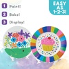 image:imageMindWare Paint Your Own Porcelain Plates  Kit Includes 2 Porcelain Plates 12 Paints 2 Paint Brushes and 2 Stands