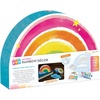 image:imageMindWare Paint Your Own Porcelain Rainbow Set Paintable Ceramic Tea Light Jewelry Dish Trinket Tray Craft Kit with Paints Brushes Bake and Display Art Project Kids Age 8