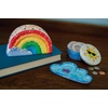 image:imageMindWare Paint Your Own Porcelain Rainbow Set Paintable Ceramic Tea Light Jewelry Dish Trinket Tray Craft Kit with Paints Brushes Bake and Display Art Project Kids Age 8