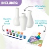 image:imageMindWare Paint Your Own Porcelain Vases Kit for Kids Ages 8 3 Ceramic Vases 12 Paints Brush Guide Bake amp Display DIY Arts and Crafts Gift Set