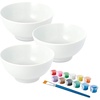 image:imageMindWare Paint Your Own Porcelain Vases amp Bowls Kids Painting Kit Set of 2  Porcelain Paint Kit with Art Supplies  Includes 3 Bowls 3 Vases 24 Paints 2 Paintbrushes and Painting Guides  Ages 8