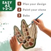 image:imageMindWare Paint Your Own Stepping Stone Dinosaur Footprint  WeatherResistant 85inch x 10inch Stepping Stones Kids Craft Kit  Includes Paint Brushes and Instructions  Ages 8 and Up