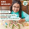 image:imageMindWare Paint Your Own Stepping Stone Dinosaur Footprint  WeatherResistant 85inch x 10inch Stepping Stones Kids Craft Kit  Includes Paint Brushes and Instructions  Ages 8 and Up