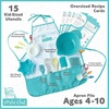 image:imageMindWare Playful Chef Deluxe Cooking set for kids  22 kidsized utensils with colorcoded measuring tools 5 healthy recipes amp apron  Real cooking lessons for boys amp girls  Ages 4 amp up
