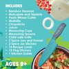image:imageMindWare Playful Chef Foods of the World Cooking Kit for Kids Global Cooking Set with Authentic Tools and 14 Recipes for Ages 8